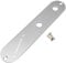 ROZILO 32mm Telecaster Control Plate with 25/64 Diameter Pot Holes for Telecaster Guitar Chrome