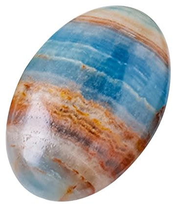 Piedra de cristal, piedras ovaladas de palma para masaje, piedras preciosas naturales grandes pulidas para decoración del hogar, alivio del estrés y meditación