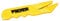 Blademaster Safety Cutter (Pack of 5), Enclosed Blade with Blunted Carton Opener, Yellow Handle with Clip Perfect for Warehousing, Packing.