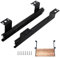 Plateau de clavier télescopique robuste de 240 mm et 290 mm à roulement à billes pour tablette de clavier sous le bureau, rail de guidage coulissant amovible et lisse