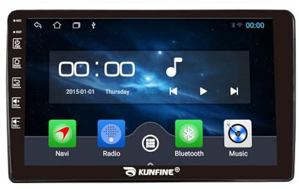 Car CarPlay Android Auto Navigation Stereoanlage GPS Radio Rückfahrkamera Display 9 IPS Touchscreen Haupteinheit Tablet Pad Media Player für Benz W209 W203 W168 W463 CLK Cl-C, Quad Core 2G+64G