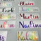 Custom Iridescent Name Stickers – Personalised Vinyl Decal Labels for Bottles, Laptops, Gifts, School Supplies & More