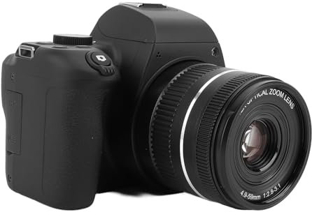 4K Digital Camera 72MP HD 12x Digital Zoom Autofocus Micro SLR Camera with Telescopic Lens 3 Inch IPS Screen for Beginners