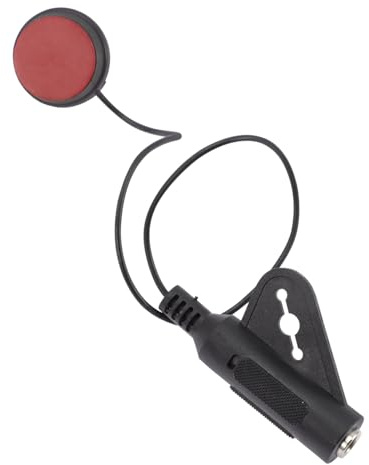 PRETYZOOM Akustischer Tonabnehmer für Akustikgitarre aus Kunststoff mit Klarem Klang und Multifunktionalem Design für Gitarren und Folk Instrumente