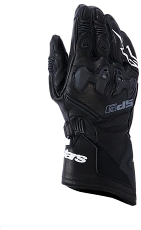 Alpinestars SP-9 Motorrad Handschuhe, schwarz/weiß, L
