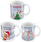 Annastore 36 x Glühweinbecher - Weihnachtstassen mit Rentiermotiv - Glühweintassen Größe 36 x Tassen
