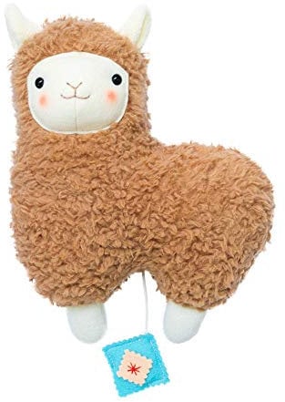 Spieluhr Lama - Baby, Geschenk zur Geburt, Taufe, Plüsch-Lama, Alpaka, handgefertigt von Petiti Panda