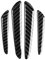 VOBOR Türkantenschutz Bumper Protector,Car Bumper Protector 4 pcs,Kohlefaser Tür Kantenschutz Trim für Auto SUV Pickup Truck