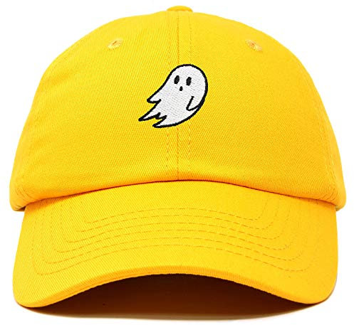DALIX Ghost Stickerei Papa Hut Baseball Cap Cute Halloween, Gold, Einheitsgröße