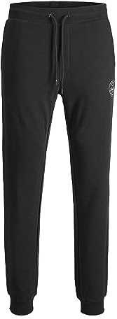 JACK & JONES Pantalon de survêtement Pantalon de survêtement Regular Fit Black XL Black XL