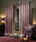 viceroy bedding Pair of Crushed Velvet Curtains EYELET Ring Top BLUSH PINK Fully Lined Thermal Insulated (46 wide x 90 drop)
