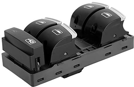 Power Master-Fensterschalter, Yctze ABS Plastic Power Master-Fensterschalter für A3 A4 A6 S6 RS6 Q7 4F0 959 851H Schwarz für schalter für fensterheber a4 a6 4f fensterheber schalter audi a4 b7 fenster