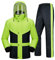 ZBXK Regenanzug für Herren Damen Regenkleidung Jacke Hosen Wasserdicht Set Hohe Sichtbarkeit Winddicht Hooded Regenmantel Arbeit Motorrad Golf Angeln