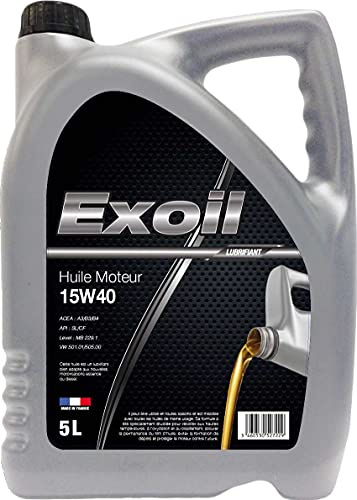 Huile Moteur EXOIL 15W40 A3/B3/B4 5L