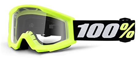 100% Kinder Motocross Brille Strata Mini Goggle, Gelb, HU-GOG-1060