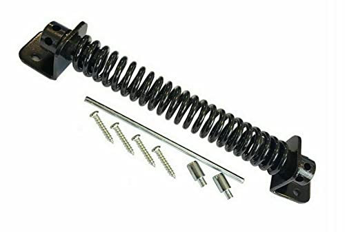 Fence Garden Gate Fence Spring 203mm 8 inch Black