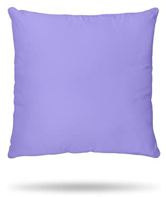 Hans-Textil-Shop Komplettkissen Linon - Kopfkissen, Dekokissen, Couchkissen, Sofakissen (30x30 cm, Flieder)