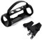 Yaowanguan Étui en Silicone pour JBL Charge Essential 2 Haut-Parleur Bluetooth sans Fil, Charge Essential 2 & Charge 4 Housse de Protection Portable de Transport (Noir)