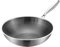 Padella Wok Antiaderente in Acciaio Inox 32 Cm - Manico Comodo, Riscaldamento Rapido, Ideale Per Frittura E Cottura a Casa