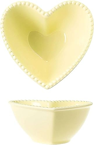 Soup Plate,Dinner Plate,Soup Mug,Heart Shaped Ramekins Set, 180ml, Creme Brulee Ramekins, Souffle Dish Oven Proof Dishes, Souffle Ramekins, Ramekins For Air Fryer-pink-Set of 2 ( Color : Unique Colour