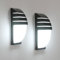 Comely 2 Pezzi Lampada da Parete Interno/Esterno, Nero Applique LED da Parete Esterno, Lampade da Esterno LED IP65 Impermeabile per Giardino, Garage, Patio, Stanza, Bianco Freddo 6500K