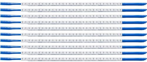 Brady, SCN-07-1, Clipsleeve Drahtmarkierer, Beschriftung 1 Zoll, für Kabeldurchmesser von 1,9-2,4 mm (300) (133001) Marke: