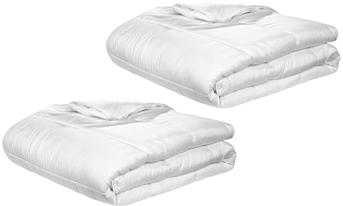 DREAMSTAR Eco 2er Set 4-Jahreszeiten Bettdecken| Zwei zusammengeknöpfte Steppdecken für alle Jahreszeiten | waschbar 40 Grad | Öko-Tex Zertifiziert | 135 x 200 cm