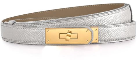 YUGDRUZY Gürtel Damen Leder Taillengürtel Ledergürtel Damen Dupes Damengürtel Leder Damengürtel Schmal Gürtel Damengürtel Taillengürtel Belt Women Ledergürtel, Helle Grau