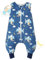 JiAmy Baby Schlafsack ohne Ärmel 1.0 Tog, Extended Beinen Schlafsäcke mit Beinen 100% Reine Ganzjährig Schlafanzug für Jungen Mädchen 2-3 Jahre Marineblau