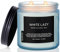 M&SENSE Freesia Amber Duftkerze 330g Baumwollleinen Duftkerze Freesia Aromatherapie 2 Baumwolldochte 70 Std. Brenndauer natürliche Sojakerze Einweihungsgeschenkkerze Freesia Amber Scented Candle