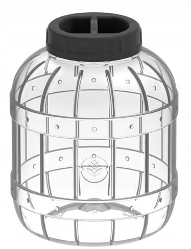 Browin Sauerkrautglas mit Kunststoffdeckel, für Einlegegurken, Einmachglas 3l