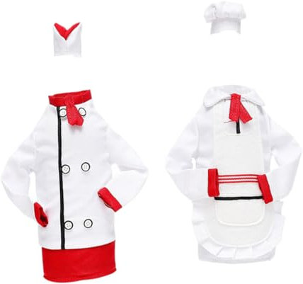 GRADENEVE 2juegos Cubiertas De Botella De Navideñas Diseño De Chef Decoraciones Accesorios para