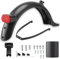Hinterer Kotflügel Electric Scooter Hinterers Fender Ersatz Sets Kompatibel mit Metallhalterung, für Xiaomi E Scooter Mi M365 S1 Pro 2 Essential Mudguard Zubehör