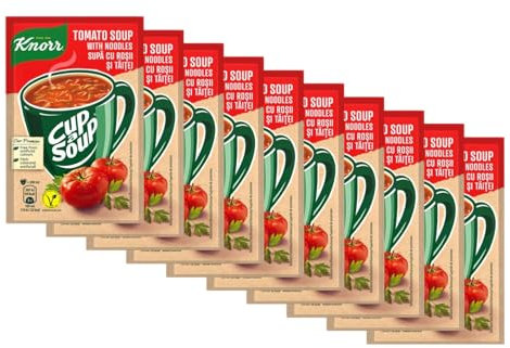 Knorr Instant Cup a Soup Tomato Soup With Noodles 19 g, Pack of 10