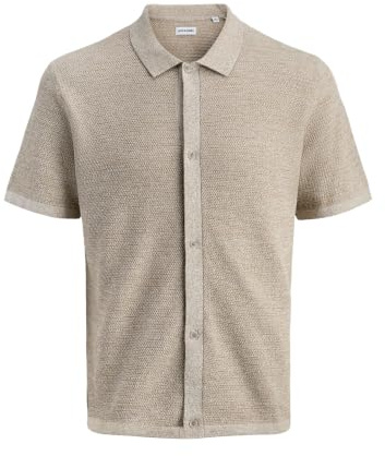 JACK & JONES Herren Jjegeorge Knit Shirt Ss Sn