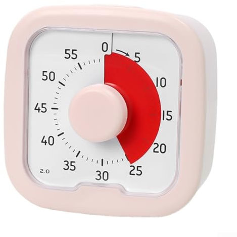 Ein unverzichtbares pädagogisches Werkzeug. Der bunte 9 5 cm große visuelle Timer zur Verbesserung des Fokus bei jungen Lernenden ()