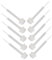 Mikinona 50pcs Nail Art Liner Brushes Set for Precision Detailing and Art Design Soft Bristles for Easy Replacement and Versatile Use Nail Polish Brush Tools for Fine Finish