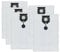 Lot De 5 Sacs À Poussière Haute Filtration Compatibles Avec Les Aspirateurs Karcher 2.889-154.0 NT 30/1 30 L.