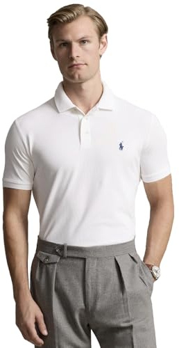 Ralph Lauren Polo in piquet elasticizzato, vestibilità aderente