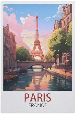 Paris, Frankreich，1000 Teile, Puzzle Aus Papier Für Erwachsene Und Kinder Ab 12 Jahren, Lernspielzeug（38x26cm）-AN44