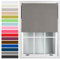 FURNISHED Custom-Made Premium Roller Blinds - Blackout Window Blinds with Metal Fittings - Thermal Insulated and Energy-Efficient - Made to Measure Dark Grey, 120W x 165H cm