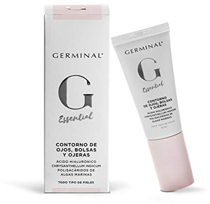 Germinal Essential: Für Augenkonturen, Tränensäcke und Augenringe. Eine wiederbelebende Gesichtscreme mit Hyaluronsäure und Koffein gegen Hautalterung, Augenringe und Tränensäcke. 15 ml.