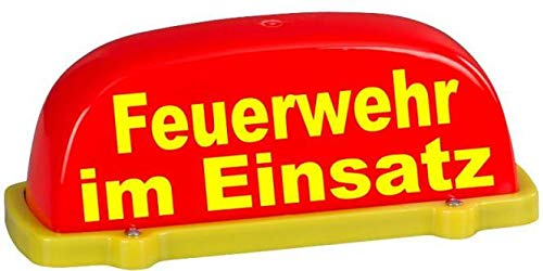 Dachaufsetzer Feuerwehr rot