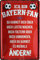 WOGEKA ART Retro Blechschild Ich bin Bayern Fan - Du kannst es niemals ändern witziger Spruch als Geschenk-Idee zum Geburtstag Weihnachten zur Dekoration 20x30 cm Vintage-Design aus Metall 948