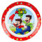 Plato infantil reutilizable de plástico apto para microondas de Super Mario