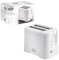 Quest 2 Slice Toaster/Variable Browning Control/Reheat and Defrost/Crumb Tray and Cord Storage/White / 870W