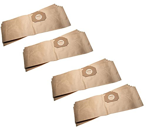 vhbw 20x Staubsaugerbeutel kompatibel mit Thomas 1120 | 1120 comfort, 1320, Bravo 20, Compact 20, Compact 20 S Staubsauger - Papier, 63,3cm x 22cm