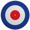 Next Ferry - Slipmat - Mod Target - Plattenspieler Matte aus Filz - Slipmats für Dj's - Plattentellerauflage für alle Plattenspieler Turntables - gedruckt in Deutschland