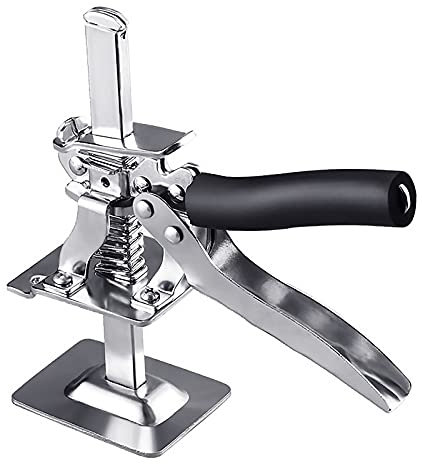 Asslye Arbeitssparender Heber Labor Saving Height Regulator HöHenregler Werkzeug Handwerkzeugheber Bauhebewerkzeug füR Wandfliesen, Keramik, BöDen, Fenster, SchräNke, TüRen (2pcs)