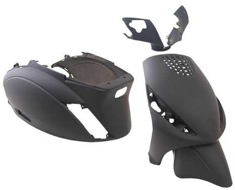 Kit de carénage Piaggio Zip, Zip2000 2T/4T 4 pièces Noir mat
